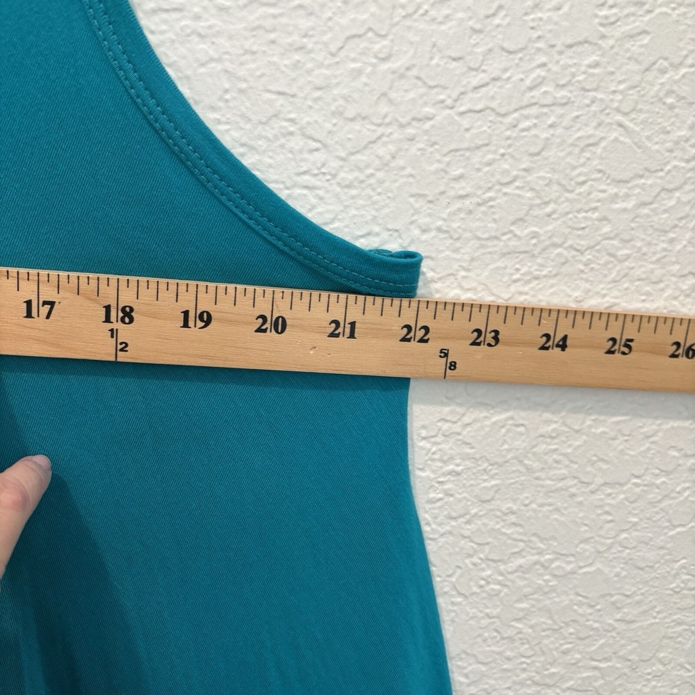 Vintage Sleeveless Baggy Loose Fit Flowy Harem Leg Jumpsuit Womens Large Blue - Picture 4 of 12